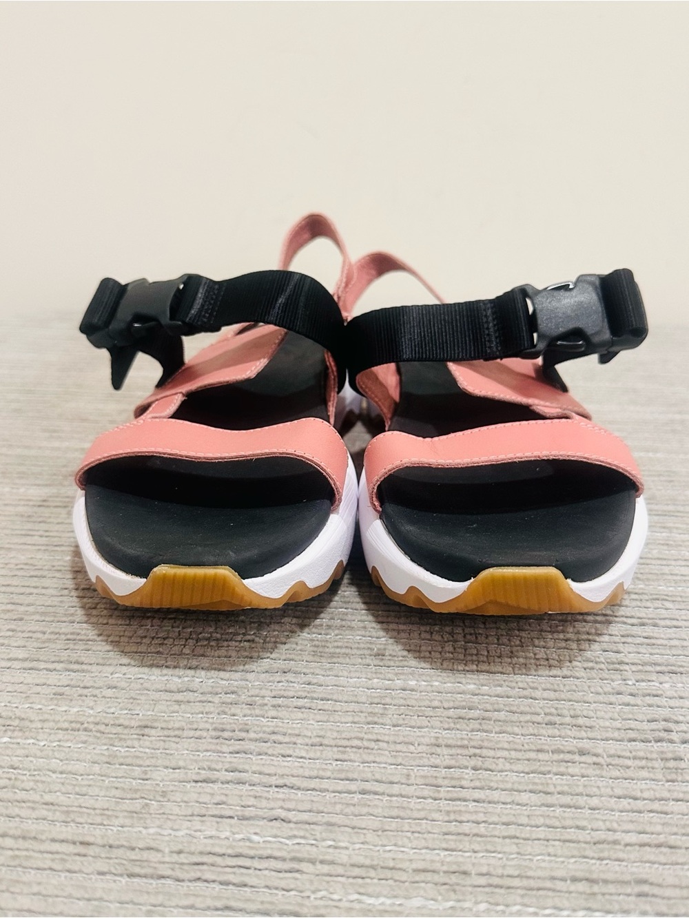 Sorel Women's Kinetic Impact Comfort Strappy Sandals Pink/Black Size 9 - Picture 3 of 10